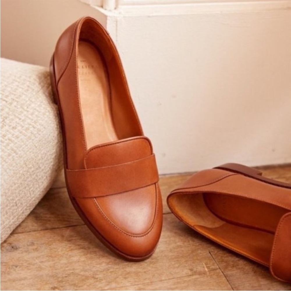 Sézane Michel Loafers in Camel - size 38 or 7